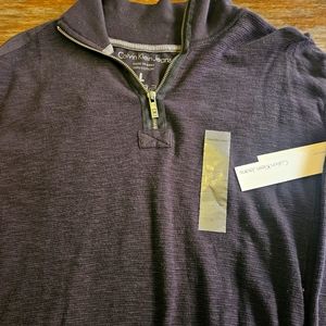 Half zip pullover sweater